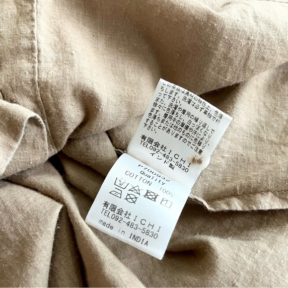 Ichi antiquites hand dyed cotton khadi pintuck shirt - Picture 10 of 12